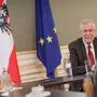 Van der Bellen im Interview in der Hofburg mit der Kleinen Zeitung und den anderen Bundesländerzeitungen