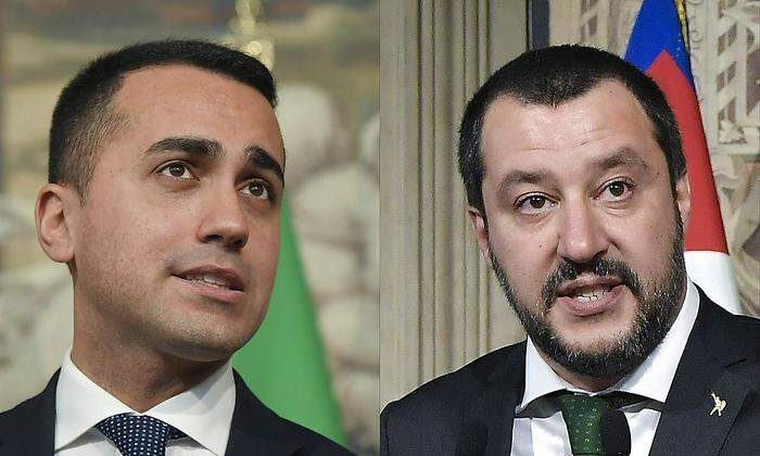 Luigi Di Maio (links) und Matteo Salvini