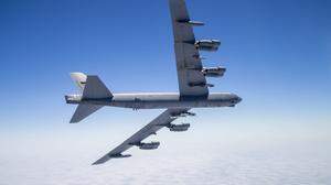 Der Zeitpunkt für den Überflug der B-52 ist noch nicht bekannt