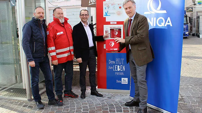 Ernst Motschilnig, Helmut Sagerschnig,  Franz Petritz und Hannes Kuschnig