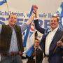 Damals war noch eitel Wonne: Heinz-Christian Strache (rechts) mit EU-Spitzenkandidat Harald Vilimsky bei der 1. Mai-Feier der FPÖ.