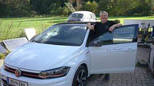 Karl Heinz Schauperl mit seinem neuen Polo GTI, Baujahr 2020