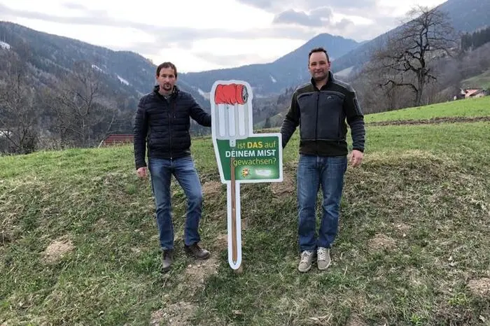 Roland Burgstaller und Franz Oberegger aus Trebesing