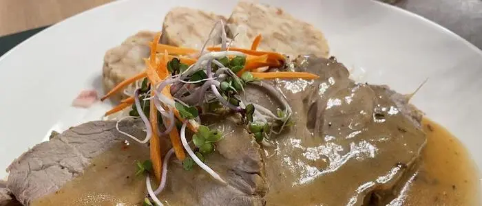 Ofenfrischer Schweinsbraten