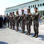 Recep Tayyip Erdogan bei der Armee