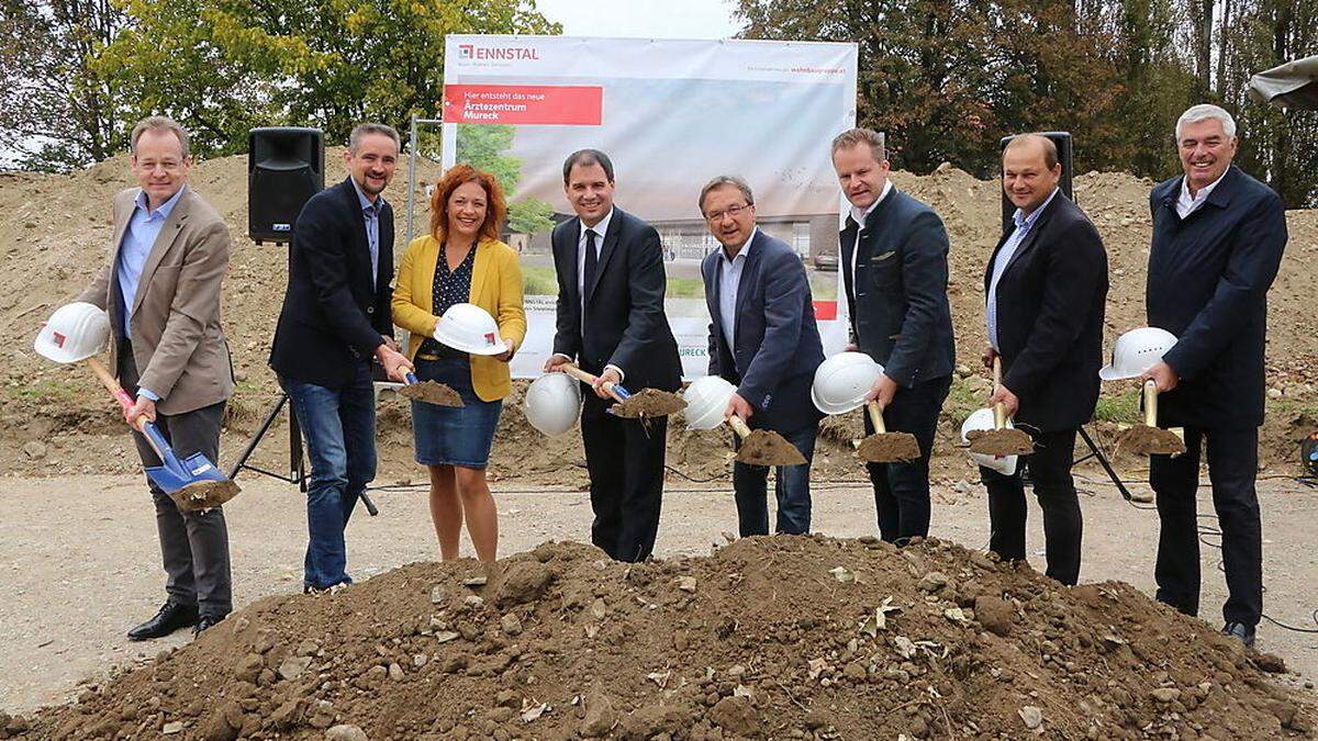 Spatenstich für das Ärztezentrum in Mureck