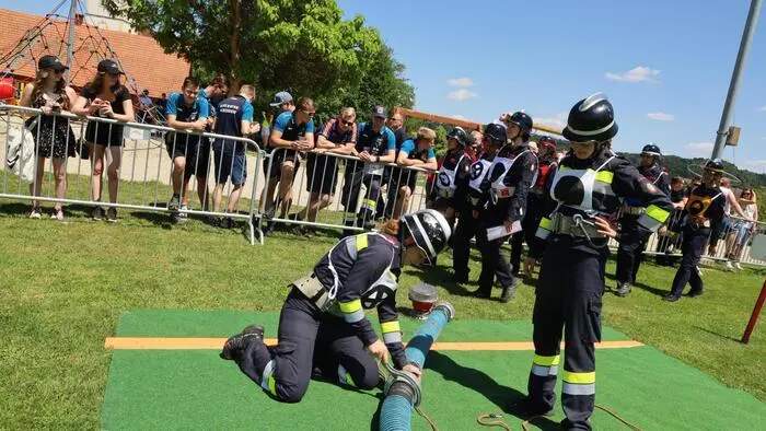 Kirchbach wurde beim Bereichsfeuerwehrleistungsbewerb zur oststeirischen Feuerwehrhauptstadt.