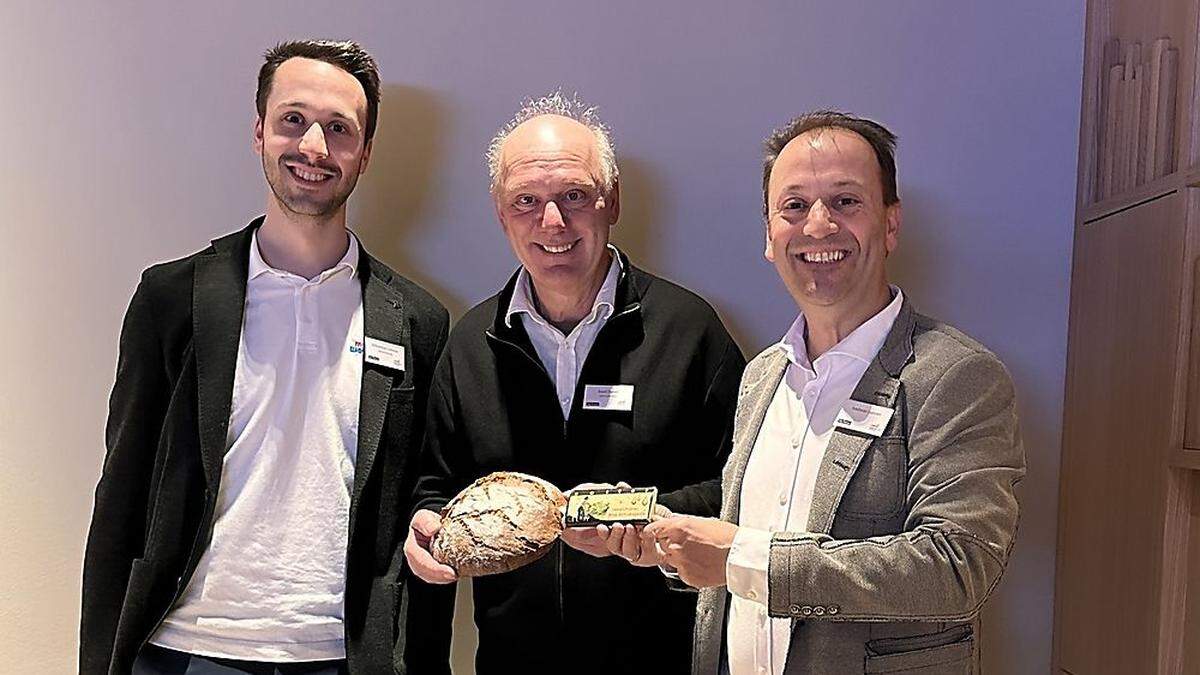 Die Ideengeber Sebastian und Andreas Lanner sowie Josef Zotter (Mitte)