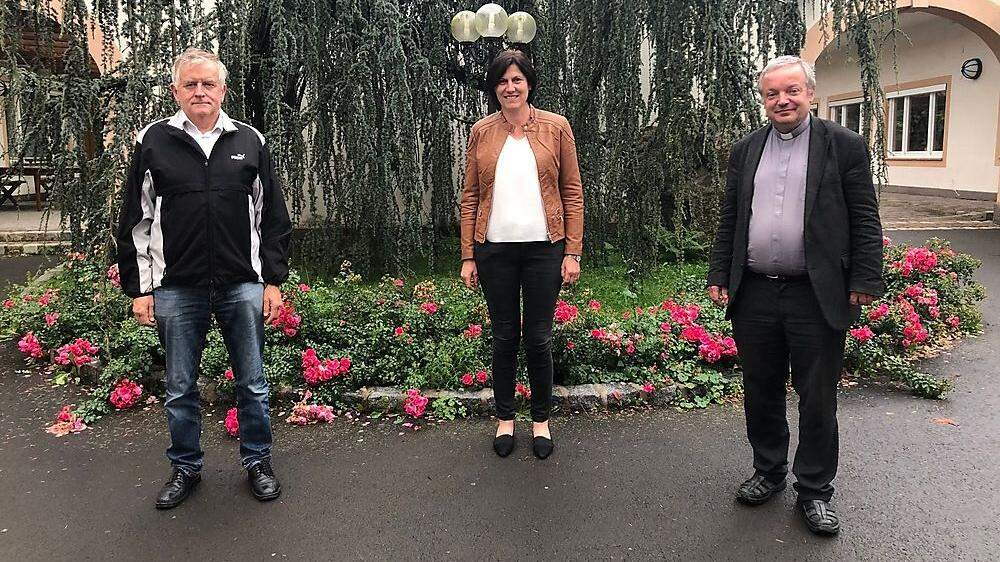 Johann Pock, Margarete Klobassa und Friedrich Weingartmann (v. li.) sind die Regionalkoordinatoren im Bezirk Südoststeiermark.
