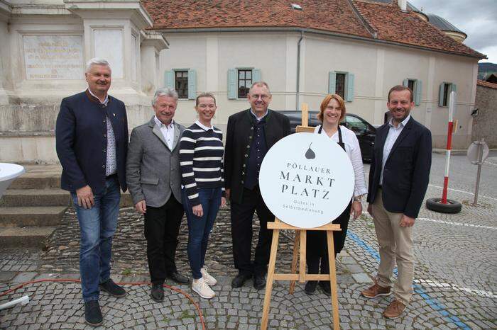 Kulinarische Botschafter: Josef Pfeifer, Hubert Lang, Kerstin Raith-Schweighofer, Wolfgang Zemanek, Bettina Eisner und Jürgen Flicker 