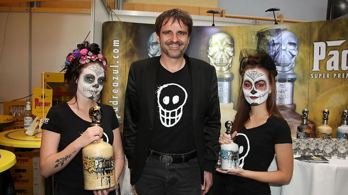 Der Totenkopf ist das Markenzeichen von Stephan Kothgassers Tequila
