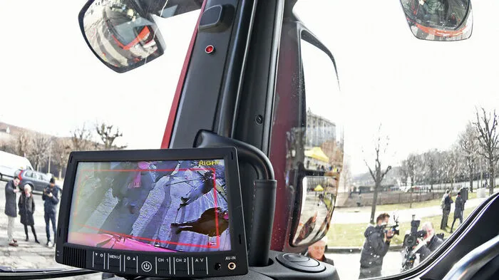 ÖAMTC stellte heute in Wien Abbiegeassistenten vor 