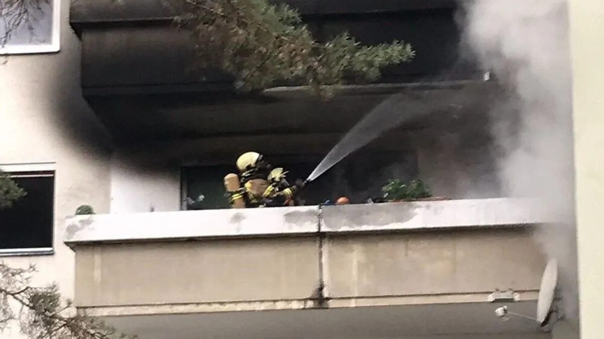 Brand in Graz-St. Peter