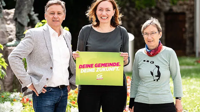 Lambert Schönleitner, Susanne Sinz und Eveline Neugebauer