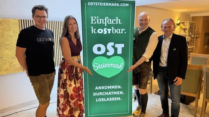 Finanzreferent Erhard Pretterhofer, Obmann-Stellvertreterin Kathrin Großschedl, Geschäftsführer Stefan Schindler und Obmann Oliver Felber
