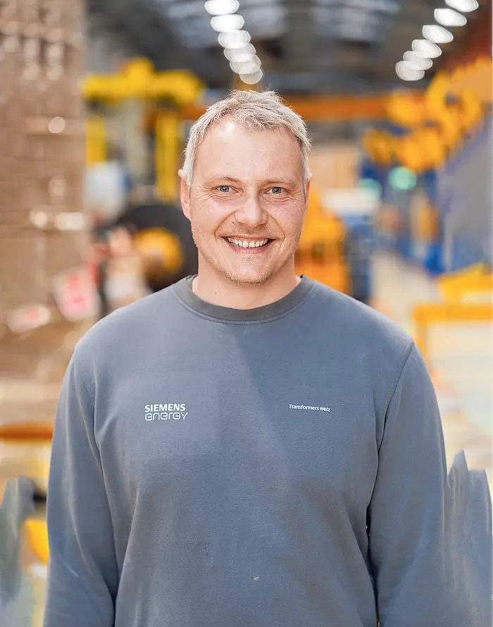 Teamleiter im Aktivteilbau Christian Staber