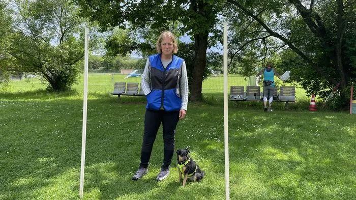 Uschi Mateju mit Shelby