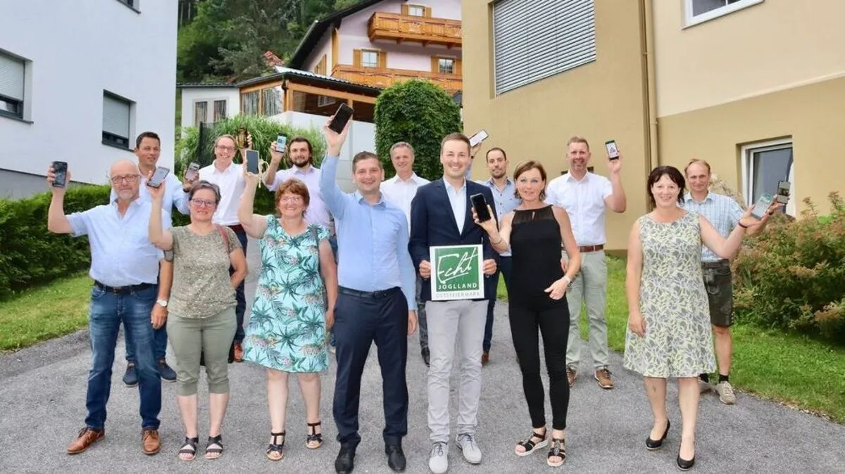 Jubel und Freude: Die "Joglland-App" ist online