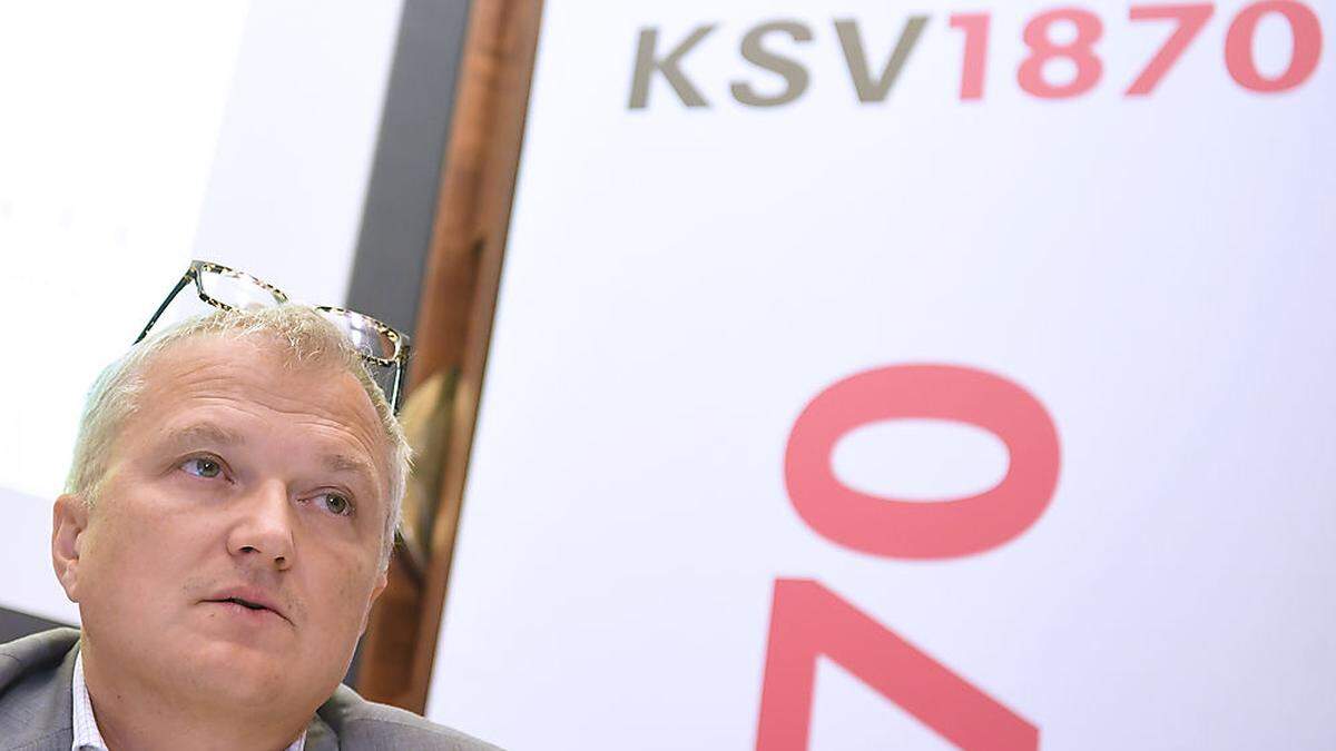 Ricardo-José Vybiral, Chef des KSV1870, fordert die Neueinführung einer Investitionsprämie für Unternehmen 