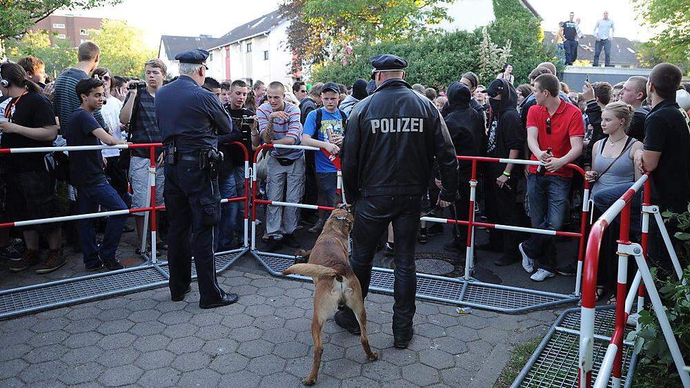 Wie bei dieser Party in Hamburg (Archivfoto) musste gestern Abend die Polizei ausrücken