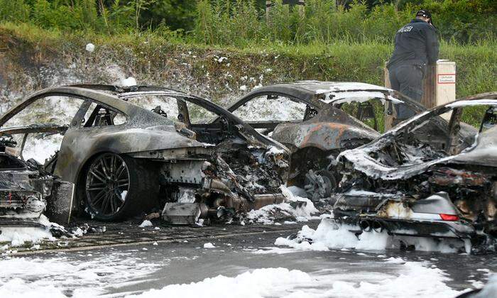 Brandbeschleuniger wurden gefunden