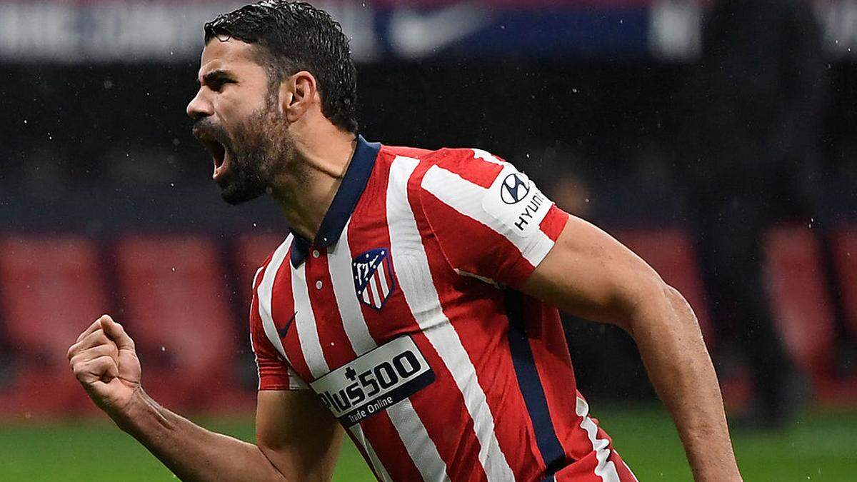 Diego Costa erzielte für Atletico Madrid in 215 Pflichtspielen 83 Treffer.