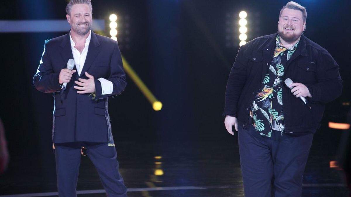 Duett: Sasha mit Physiotherapeut Sebastian im Finale der ersten Show