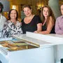 Starpianistin Khatia Buniatishvili mit Birgit Jesacher, Mutter Natalia und Schwester Gvantsa, sowie Christian Jesacher 