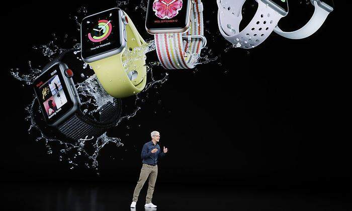 Apple bringt mit der "Series 4" neue Datenuhren auf den Markt