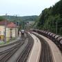 Am Weg nach Slowenien müssen die Züge im Bahnhof in Spielfeld die Lok wechseln | Am Weg nach Slowenien müssen die Züge im Bahnhof in Spielfeld die Lok wechseln