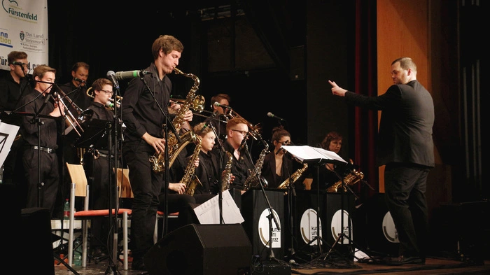 Ein besonderes Highlight bot das "JugendJazzOrchester Steiermark" in der Fürstenfelder Stadthalle...