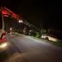 Das Unfallauto wird von der Feuerwehr geborgen | Die FF Mieger war mit zwei Fahrzeugen im Einsatz