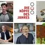 Sie sind als Köpfe des Jahres aus der Süd- und Weststeiermark in der Kategorie Gastgeber nominiert: Clemens Lackner, Johanna Plos, Reinhard Muster, Birgit Preschan sowie Wolfgang Seidler und Kevin Resch (im Uhrzeigersinn)