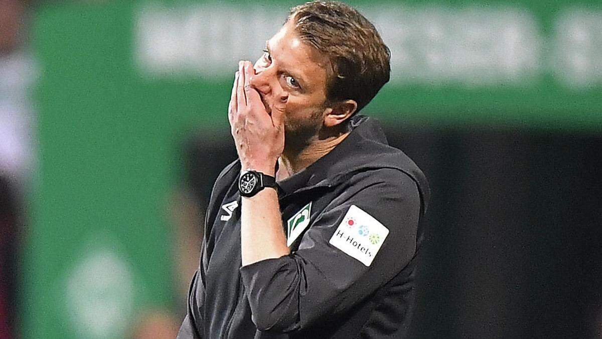 Das Spiel von Werder Bremen und Trainer Florian Kohfeldt wird vielleicht nicht im TV übertragen