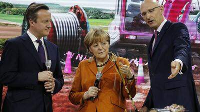 Angela Merkel startet ihren Cebit-Rundgang heuer am Dienstag