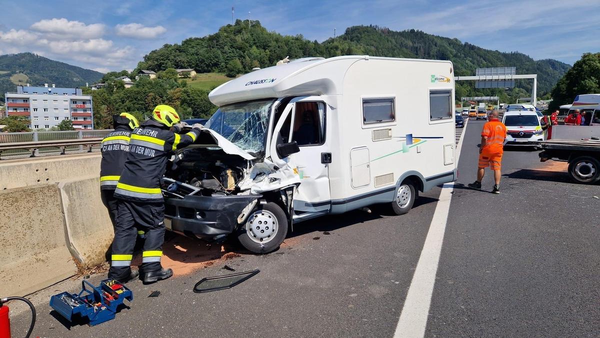 Beim Wohnwagen entstand ein Totalschaden