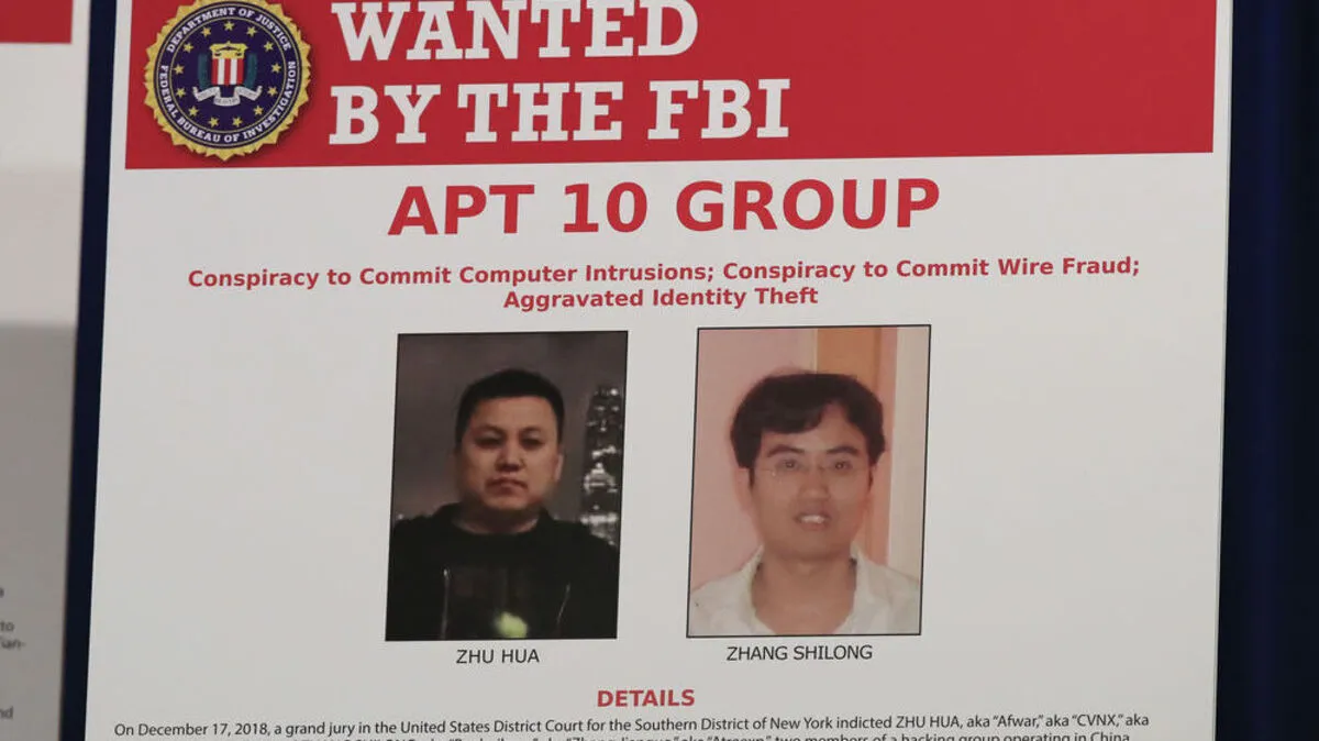 Diese beiden Chinesen werden vom FBI wegen des Hackens von sensiblen Daten gesucht