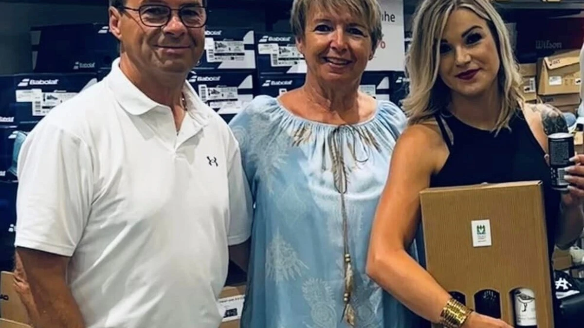 Albin, Justine und Sabrina Hubounig (von links)