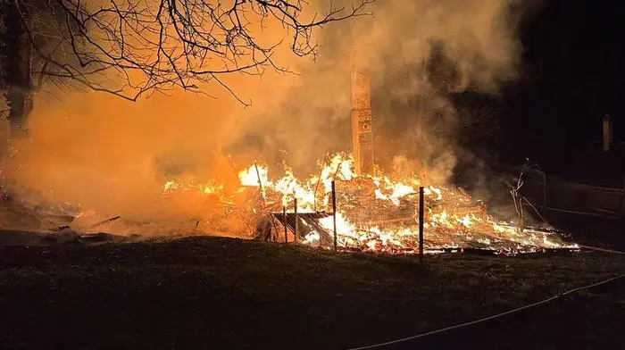 Die Flammen waren schon aus großer Entfernung zu erkennen: In der Nacht auf Mittwoch wurden die Feuerwehren Kleinstübing und Deutschfeistritz zu einem Einsatz in Kleinstübing gerufen.