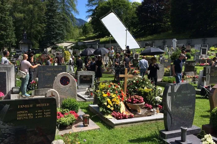 ...für den Fernsehfilm "Die Treibjagd im Dorf" im obersteirischen Tragöß...