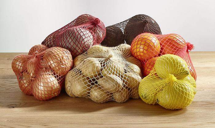 Plastikfreie Netze aus aus Buchenholz-Fasern (hergestellt bei Lenzing in Österreich) sorgen derzeit weltweit für Furore