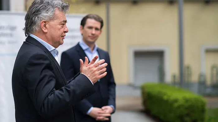 Kurz und Kogler in der Zeit der gemeinsamen Koalition