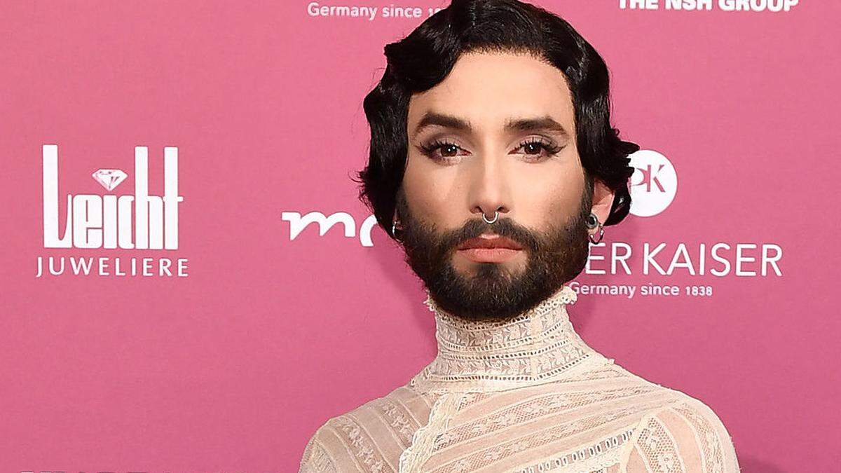 Conchita Wurst beim 12. Semperopernball in Dresden