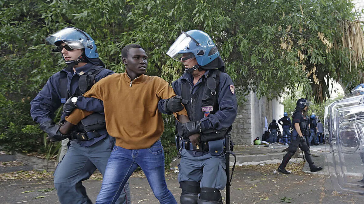 Polizeiaktion gegen Asylwerber an der französischen Grenze