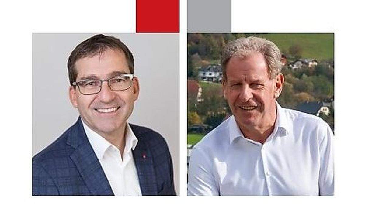 In Brückl fällt die Entscheidung zwischen Burkhard Trummer (SPÖ, links) und Harald Tellian (Namensliste)