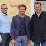 Die SIE: Lukas Seyfried, Geschäftsführer Hannes Zeichen und Prokurist sowie Stadtamtsdirektor Hannes Leitner im Frühjahr 2019
