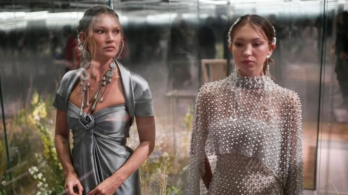 Mutter und Tochter: Kate und Lila Moss. 