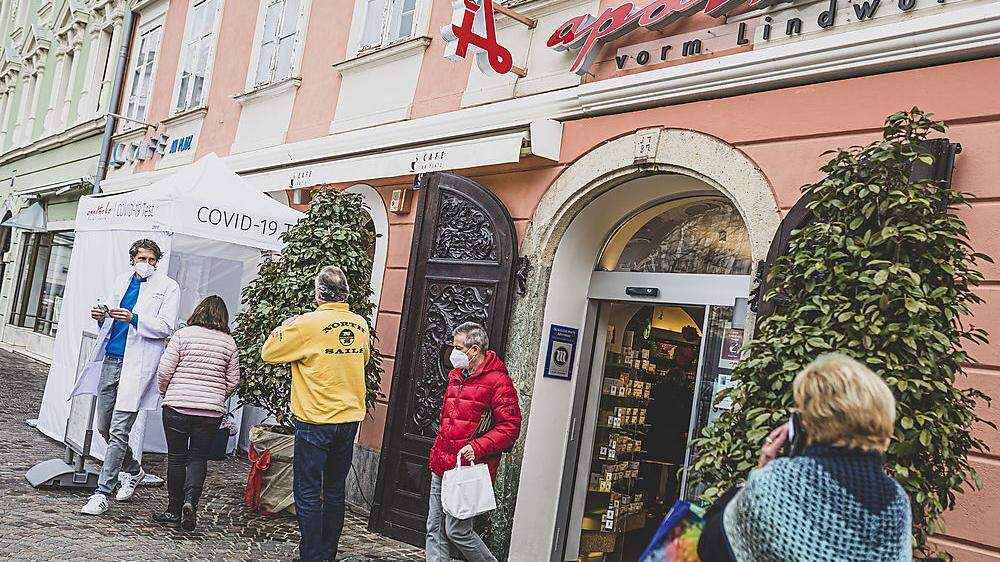 In Klagenfurt Stadt und Land gibt es zahlreiche Angebote für kostenlose Antigen-Schnelltests