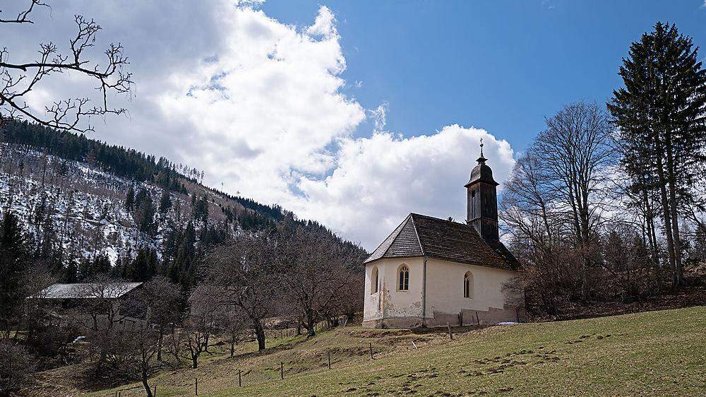 Die Lampersberger Kirche liegt auf knapp 1000 Metern Seehöhe