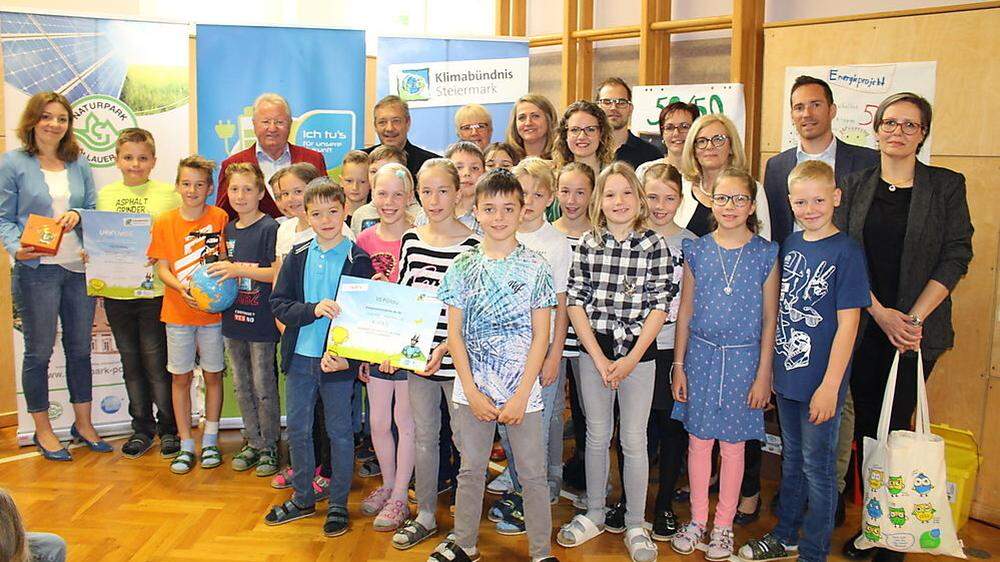 Volksschule Pöllau gewann den Energiesparwettbewerb
